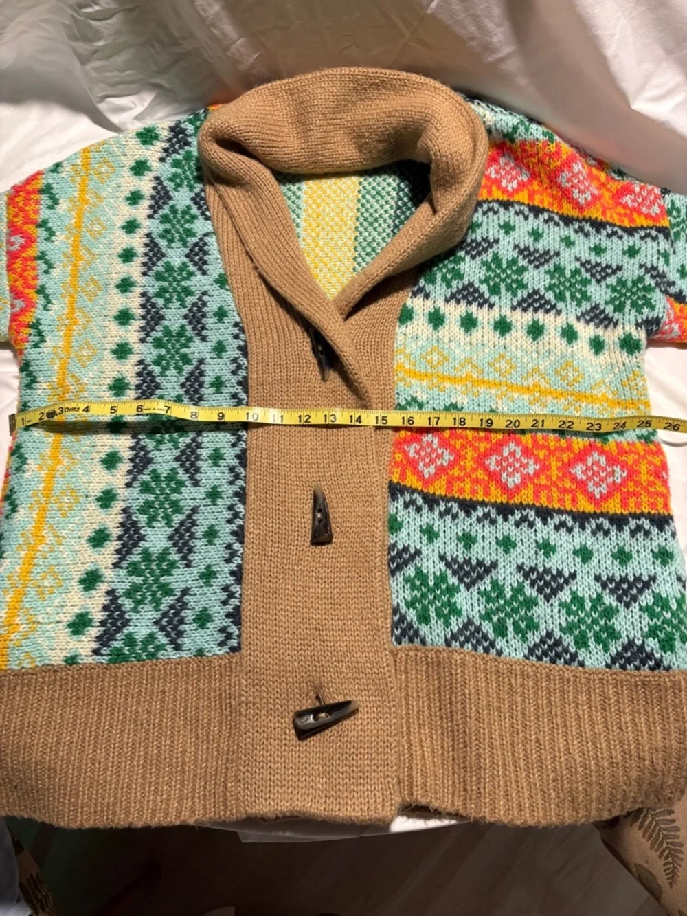 Anthropologie Multicolor Knit Sweater with cowl neck - Picture 3 of 5